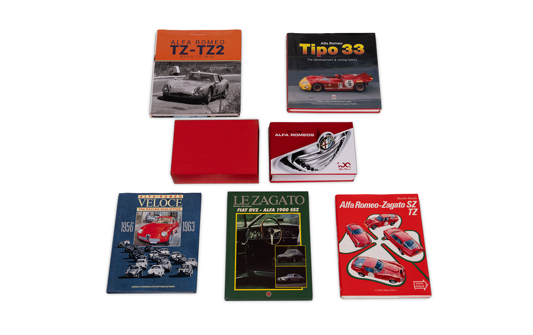 Assorted Books on Alfa Romeo Racing