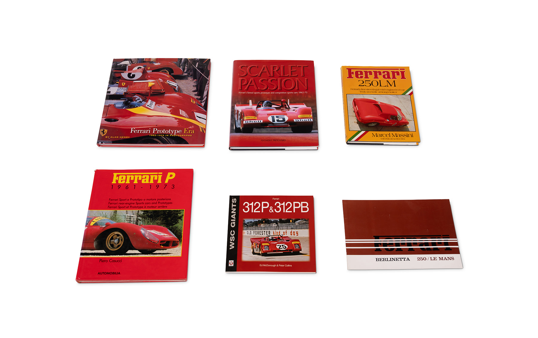 Volumes on Ferrari Prototype Cars
