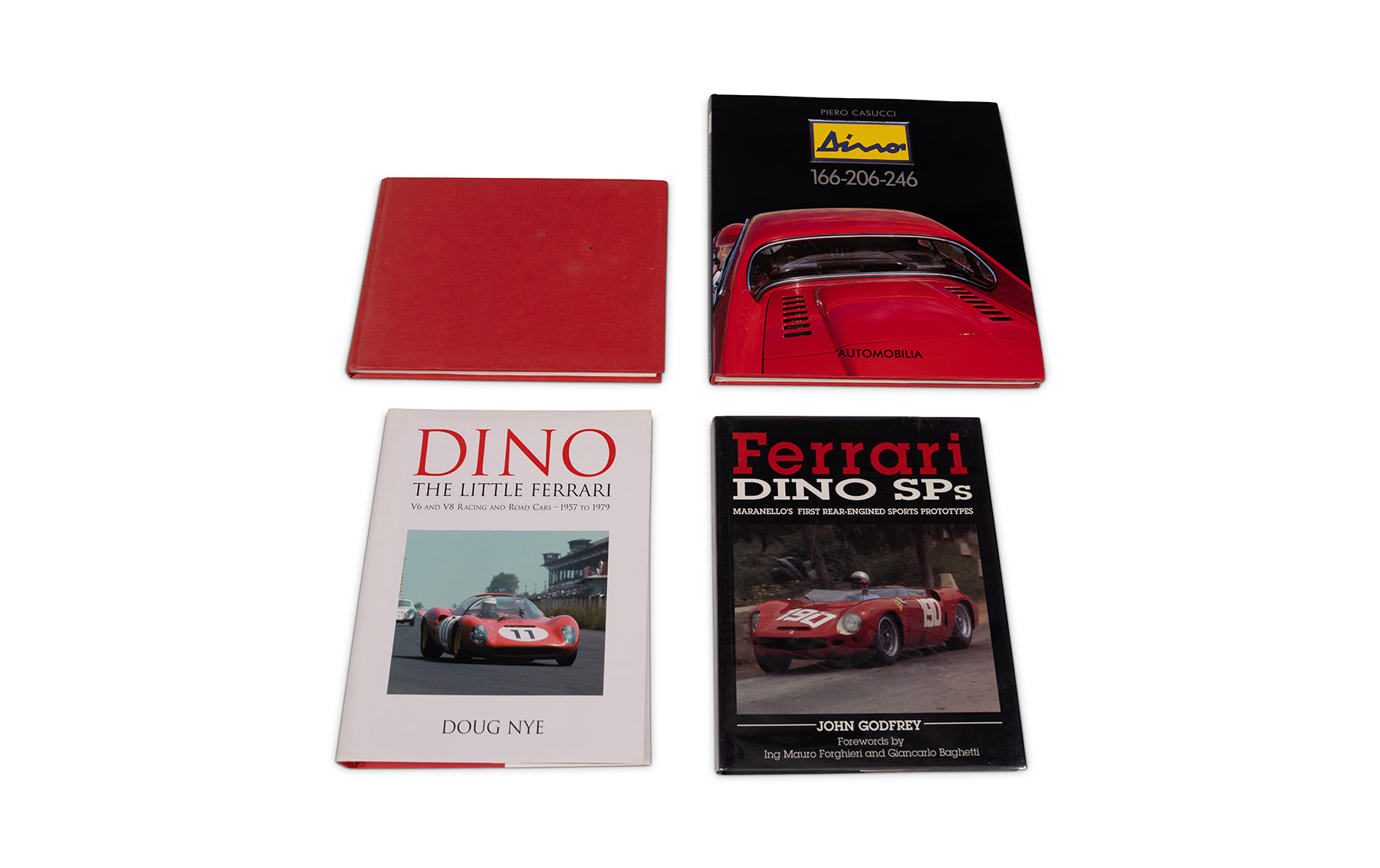 Assorted Books on the Ferrari Dino