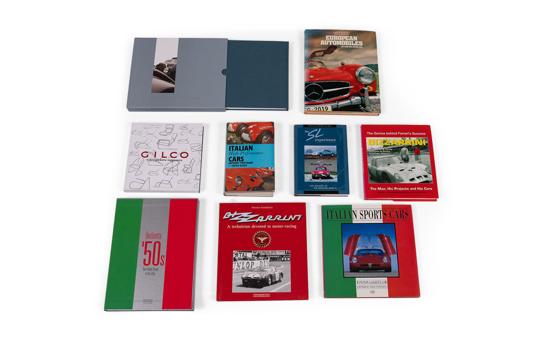 Assorted Books on Prewar and Postwar European Marques