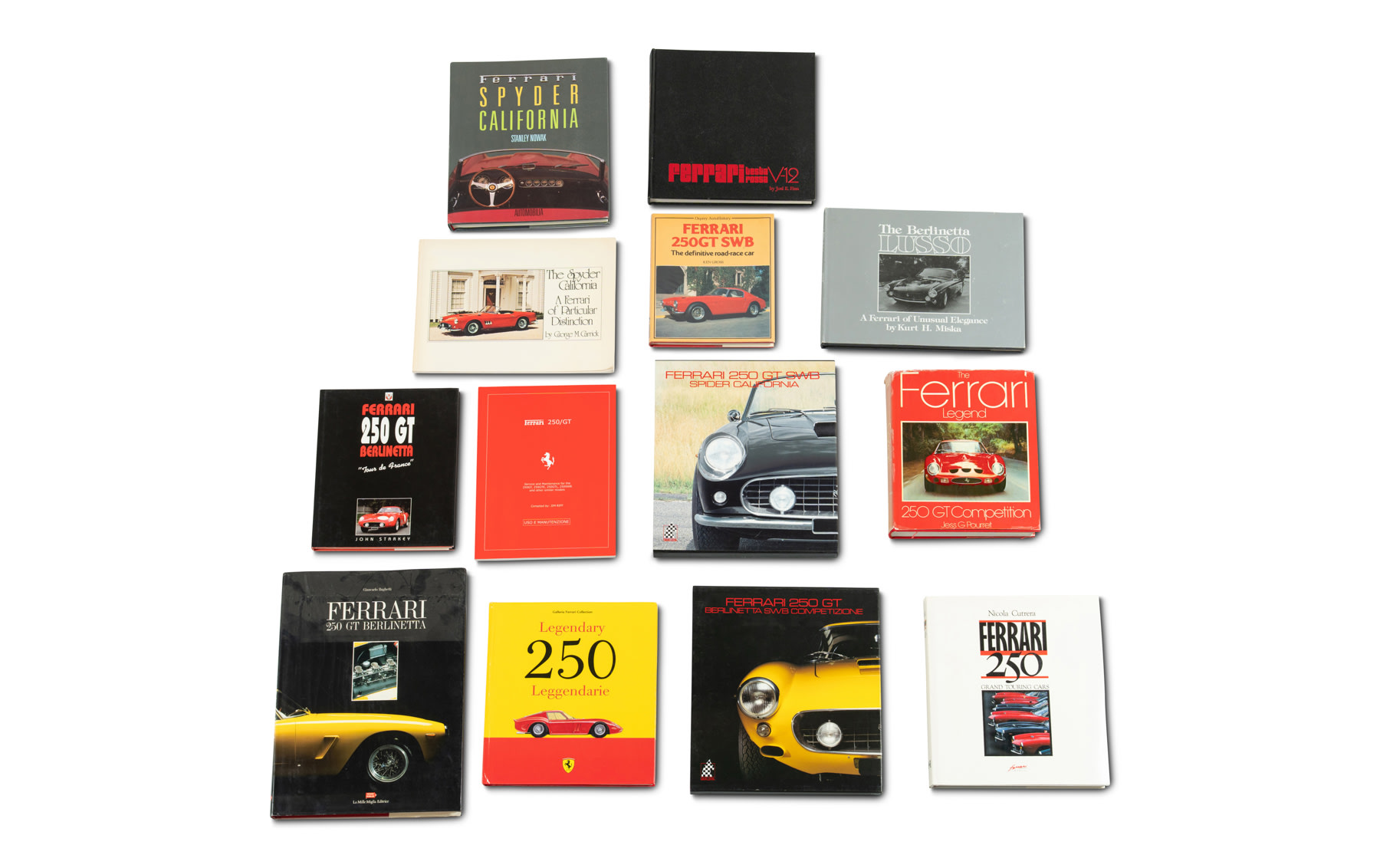 Assorted Books on the Ferrari 250 GT