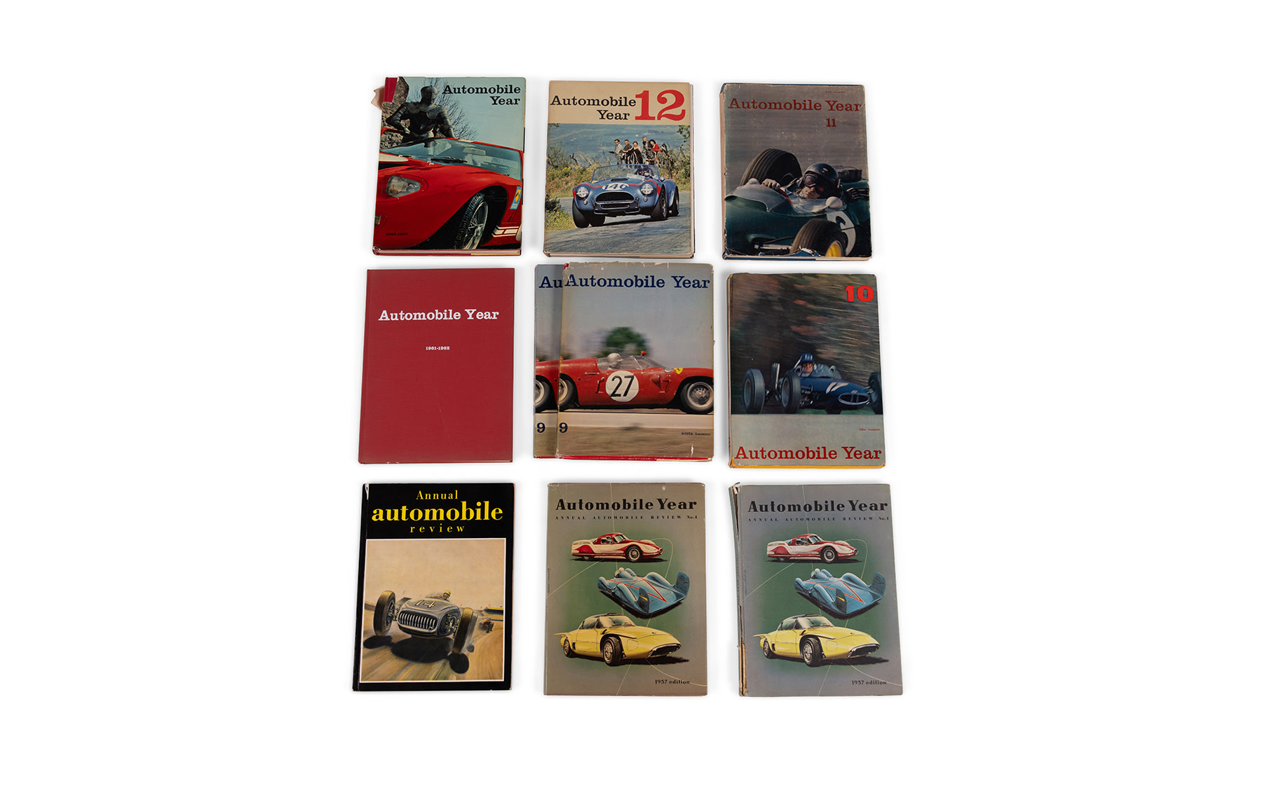 Assorted Volumes of Automobile Annual Review 
and Automobile Year