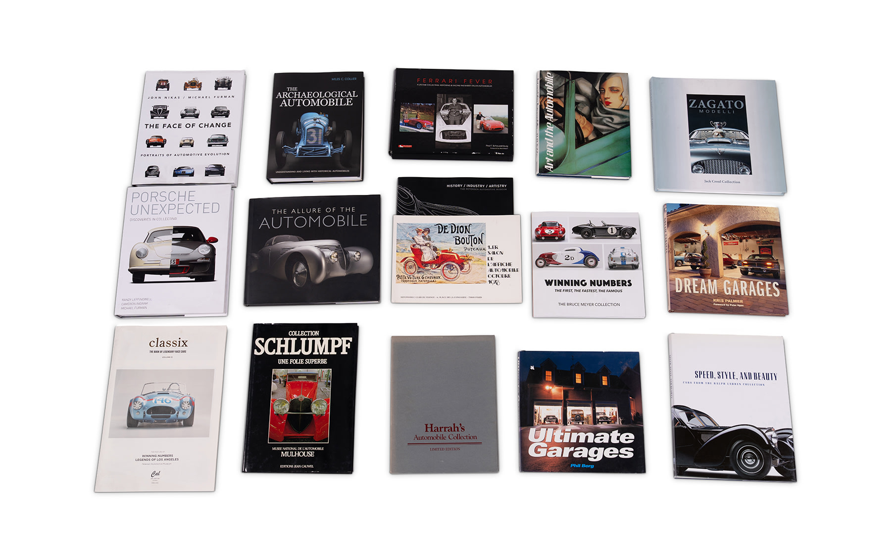 Selection of Books on Noted Automotive Collections