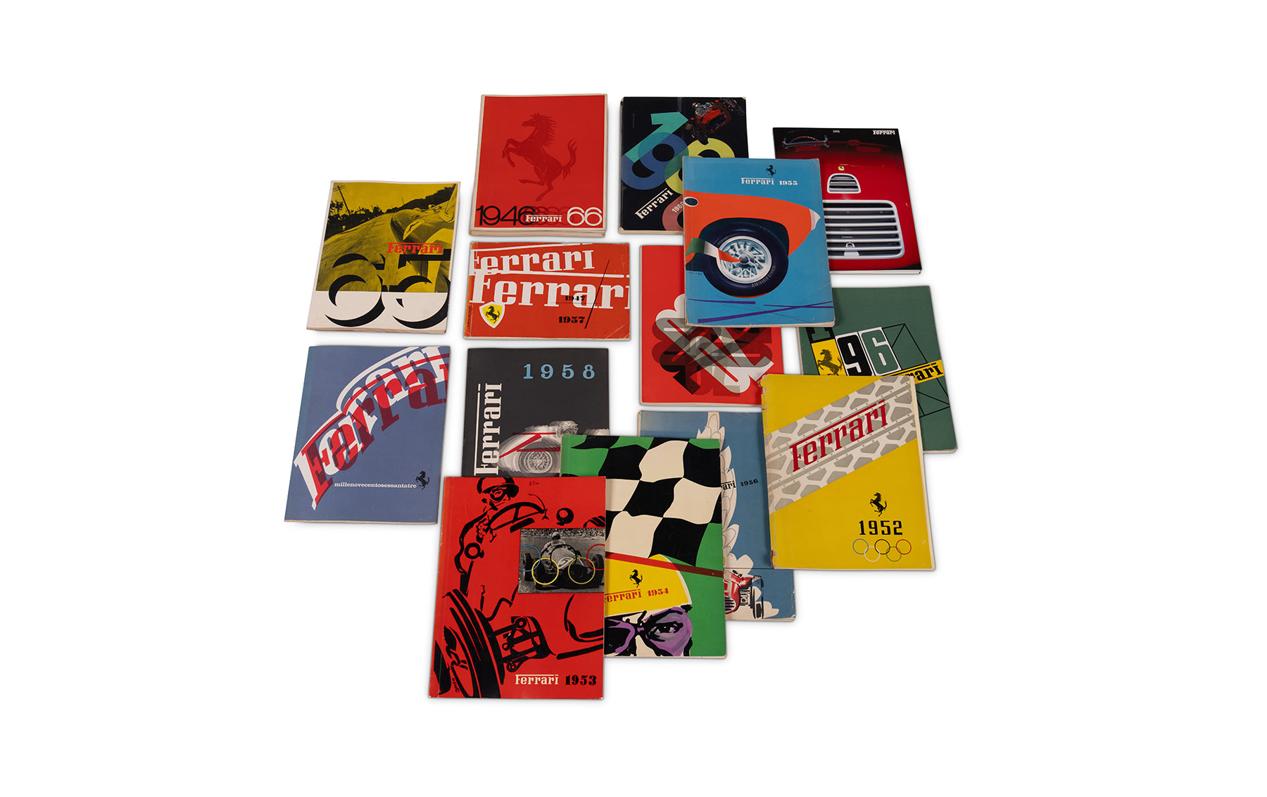 Assorted Ferrari Yearbooks