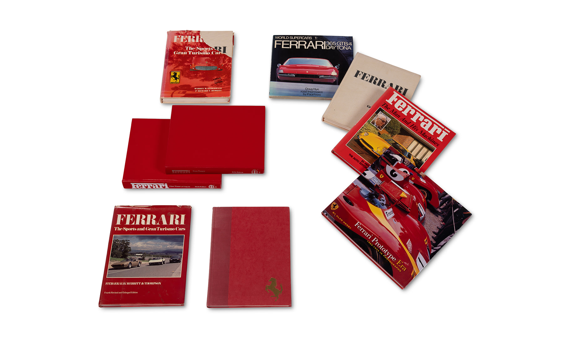 Various Ferrari Historical Books