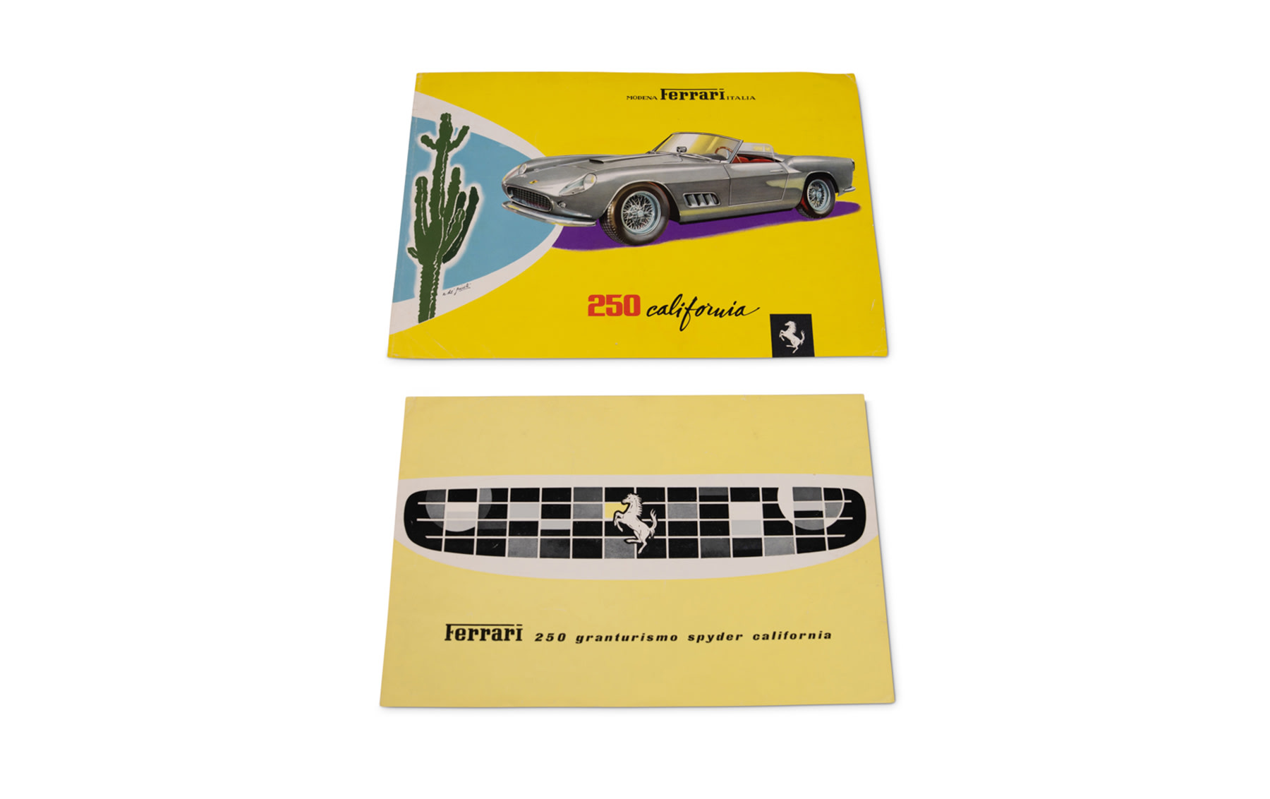 Brochures for Ferrari 250 GT California Spider