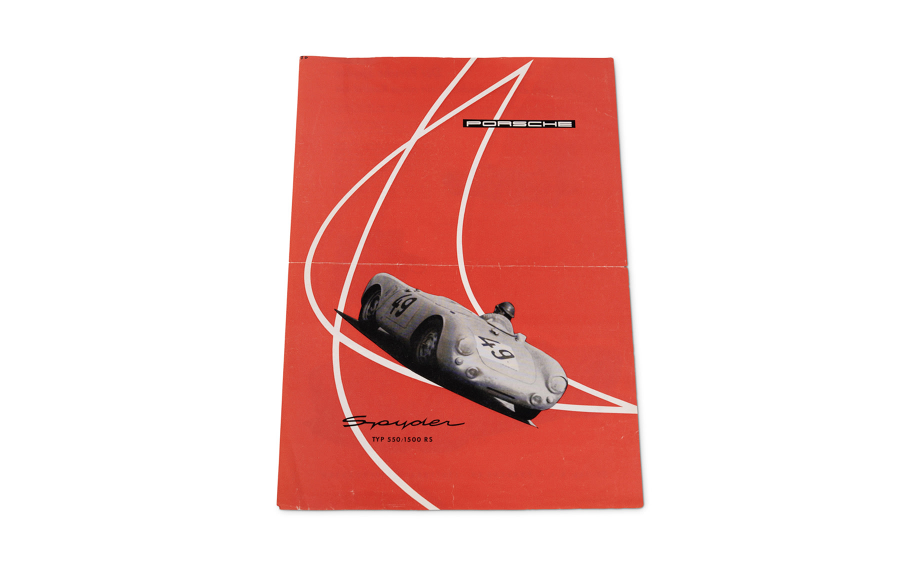 Sales Brochure for Porsche 550 Spyder