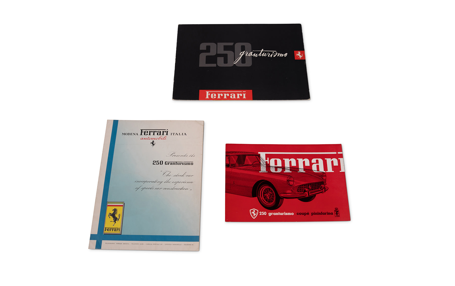 Assorted Ferrari 250 GT Literature