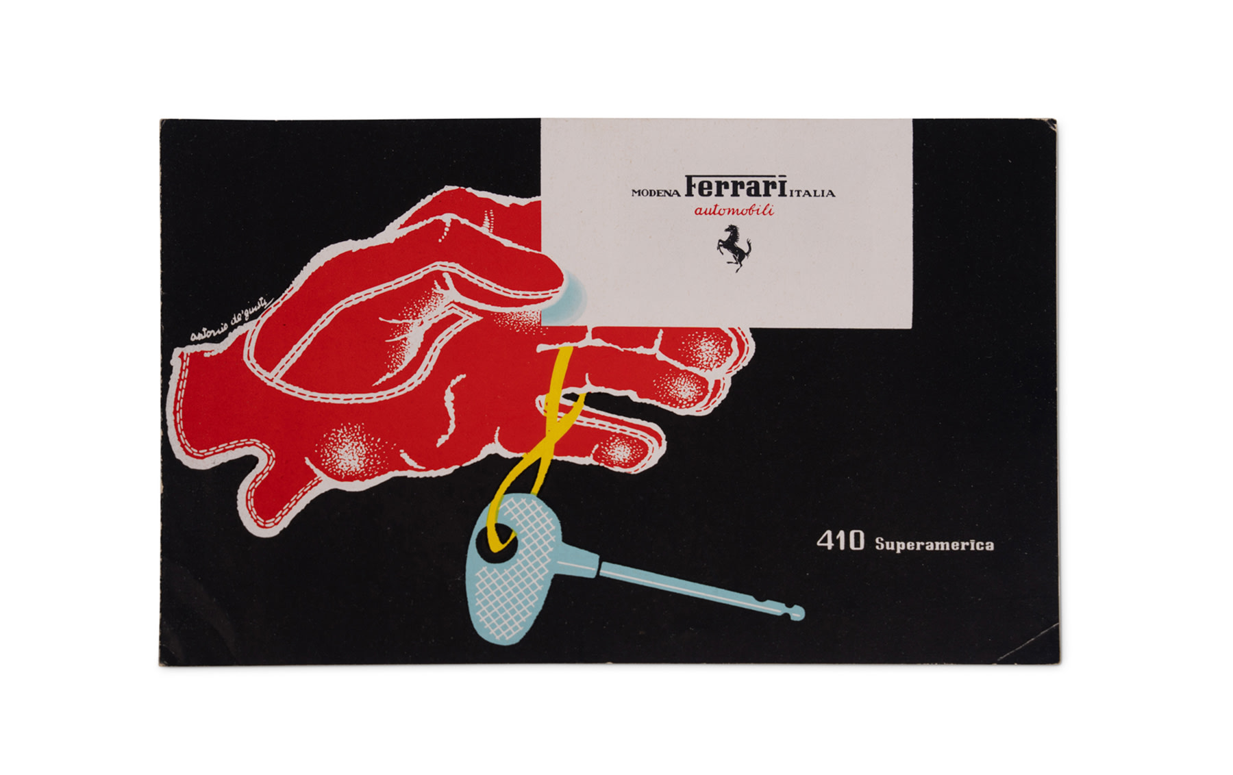 Ferrari 410 Superamerica Sales Brochure