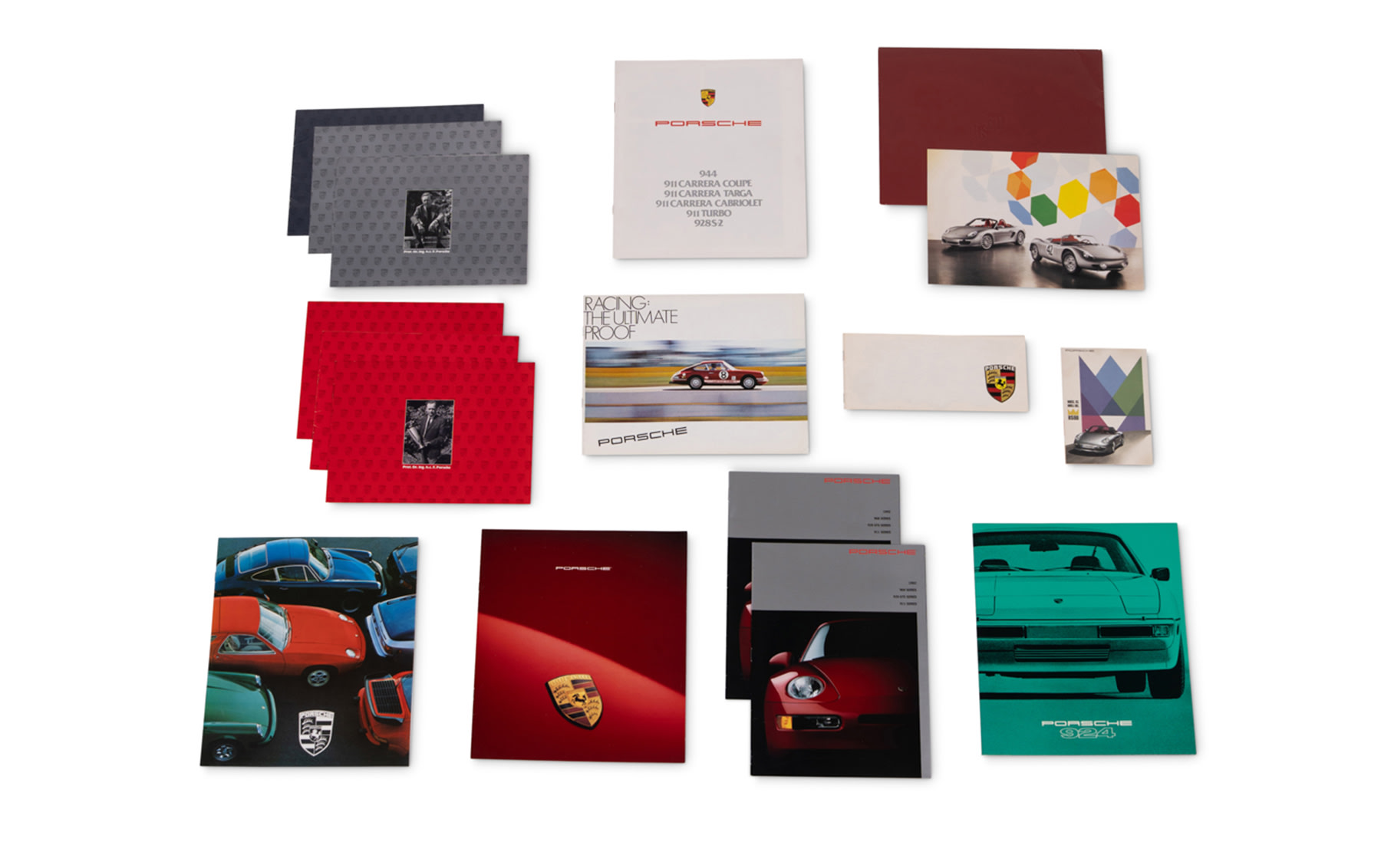 Assorted Porsche Literature from 1965 Onward