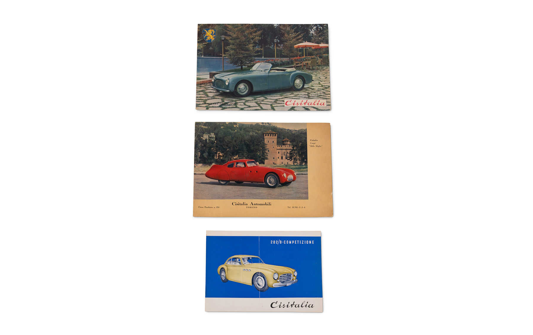 Cisitalia Sales Brochures