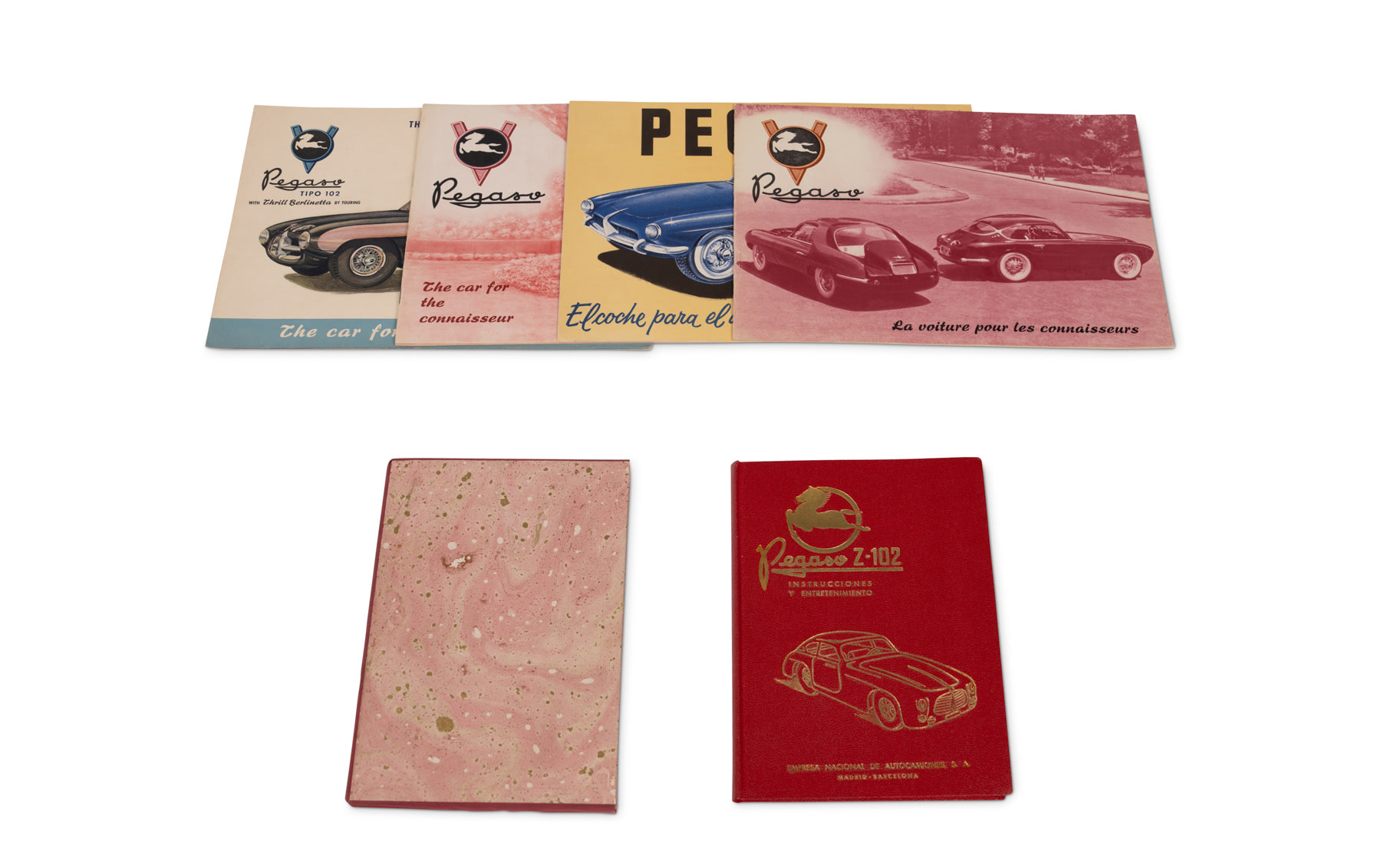 Pegaso Original Owner's Manual and Brochure
