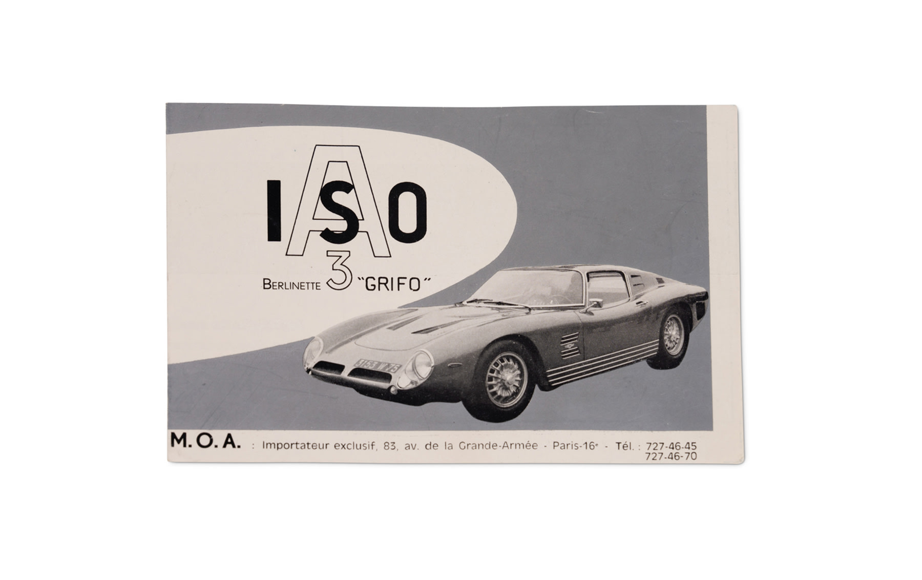 Iso Grifo A3 Brochure