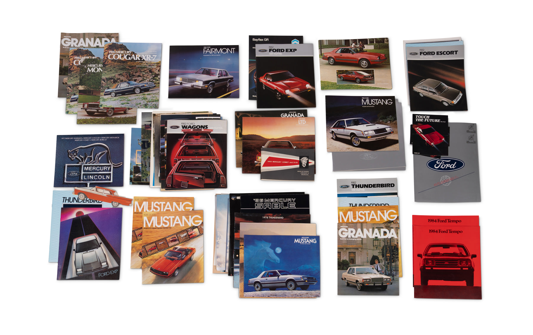 Ford and Mercury Sales Literature