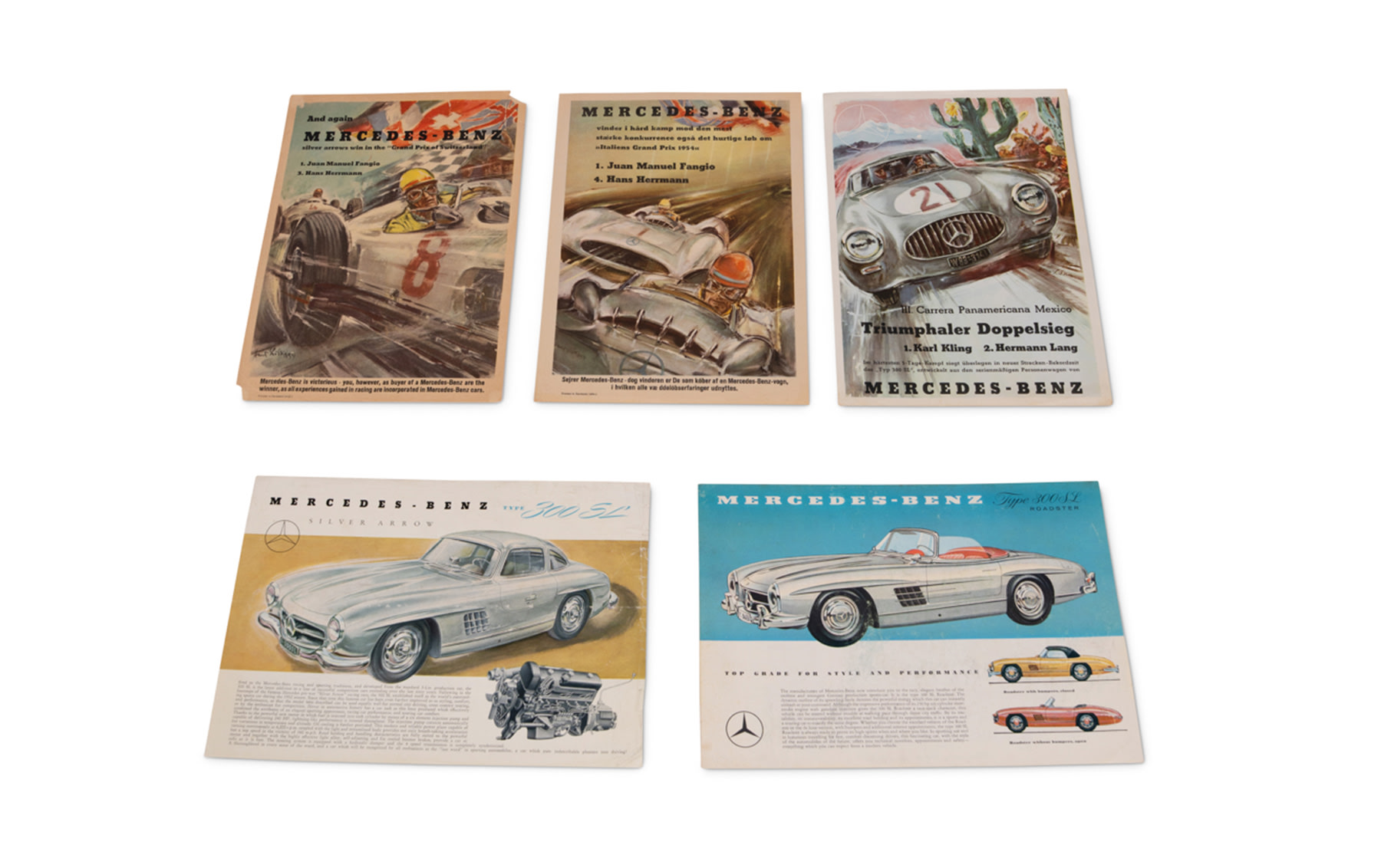 Mercedes-Benz Posters and Literature