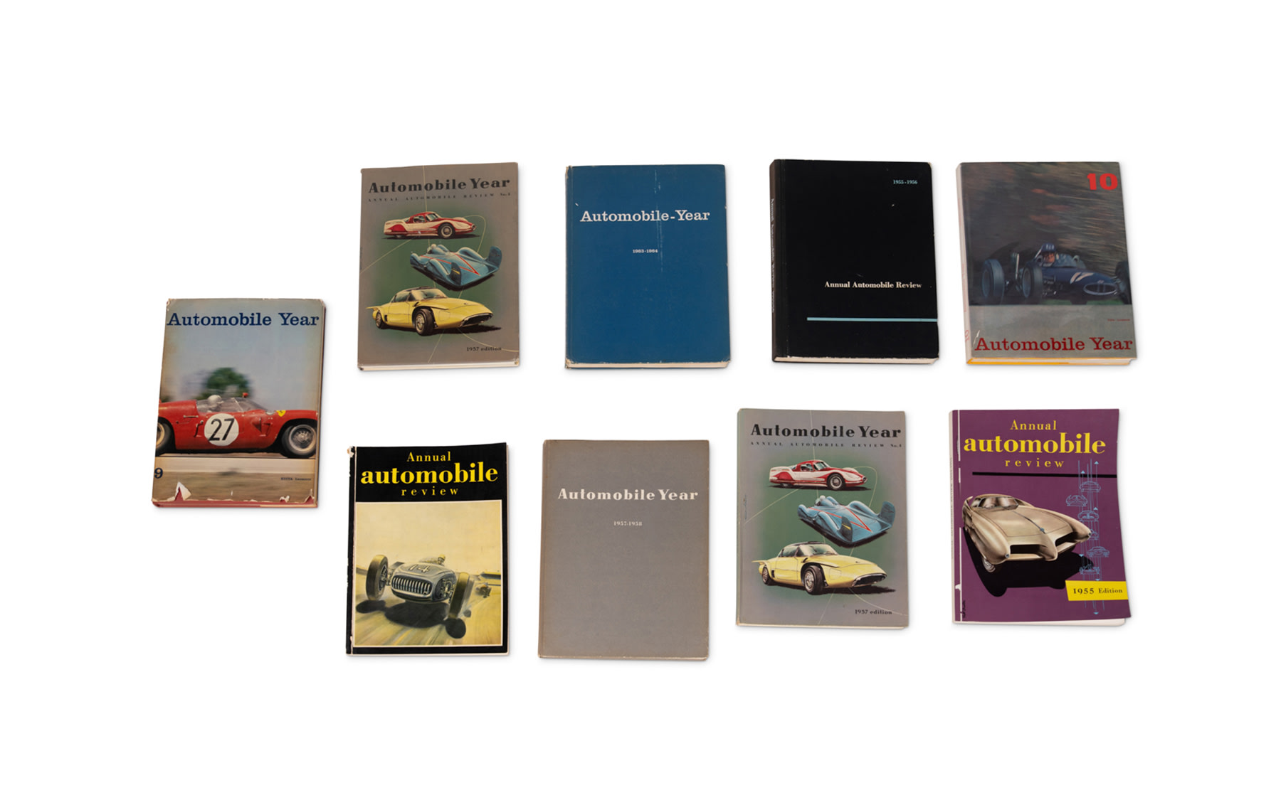 Assorted 'Automobile Year' Books