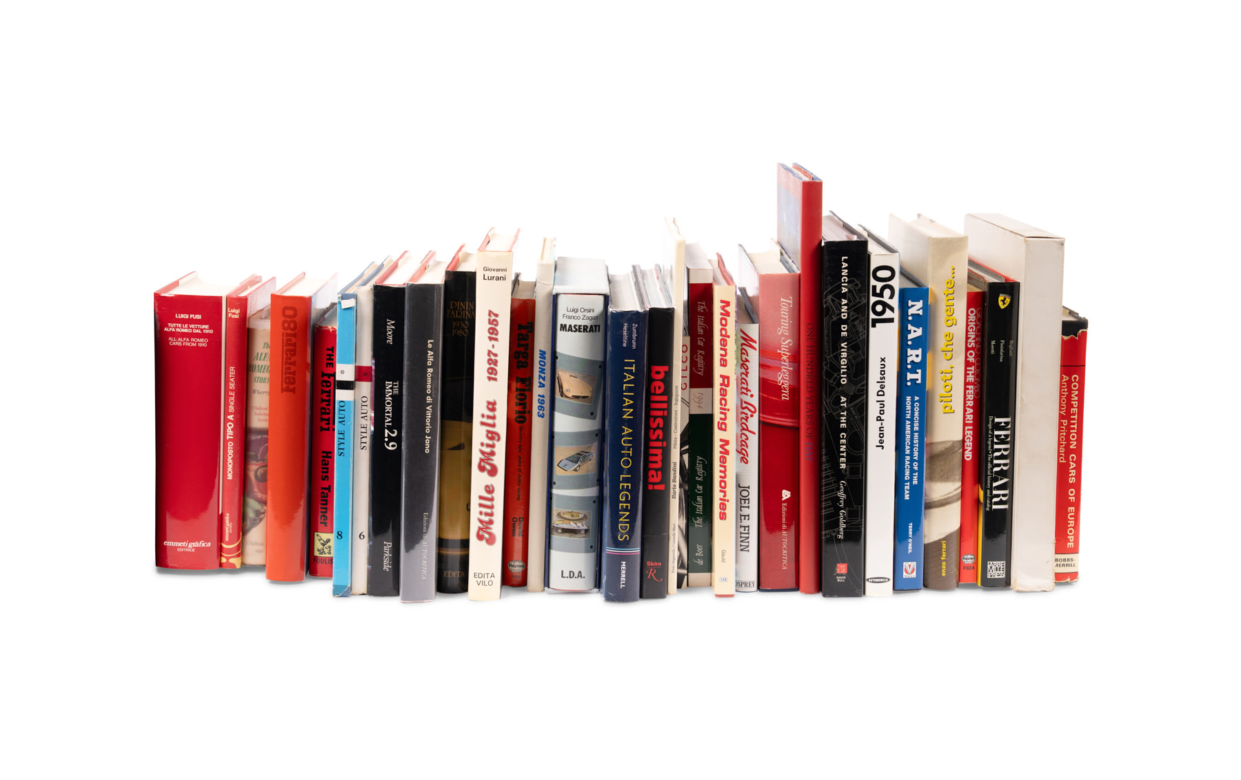 Assorted Italian Car Books