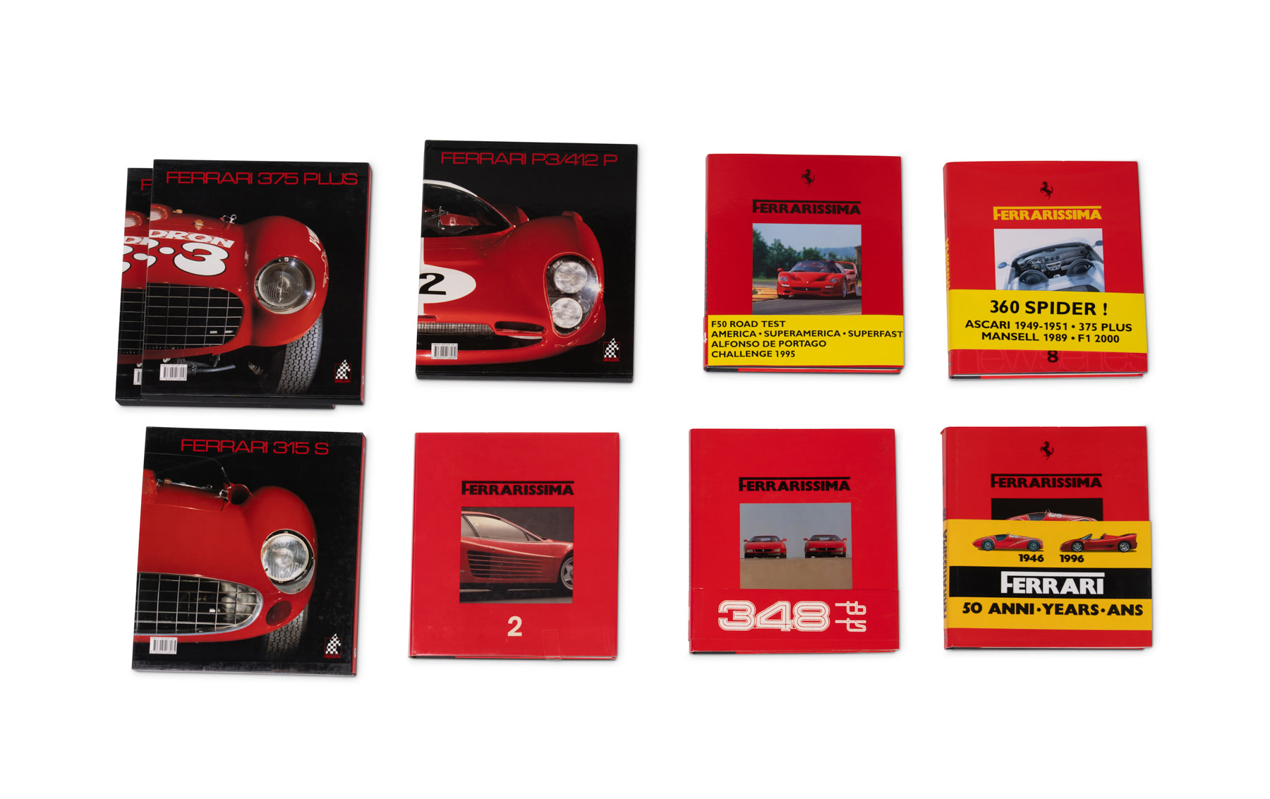 Group of Ferrarissima and Cavalleria Books