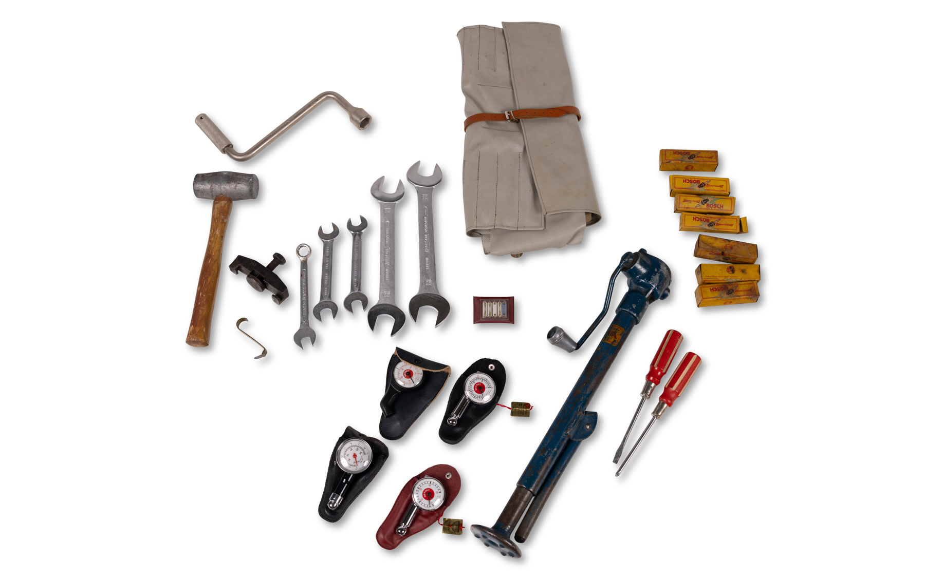 Porsche 356 Travel Kit and Assorted Tools