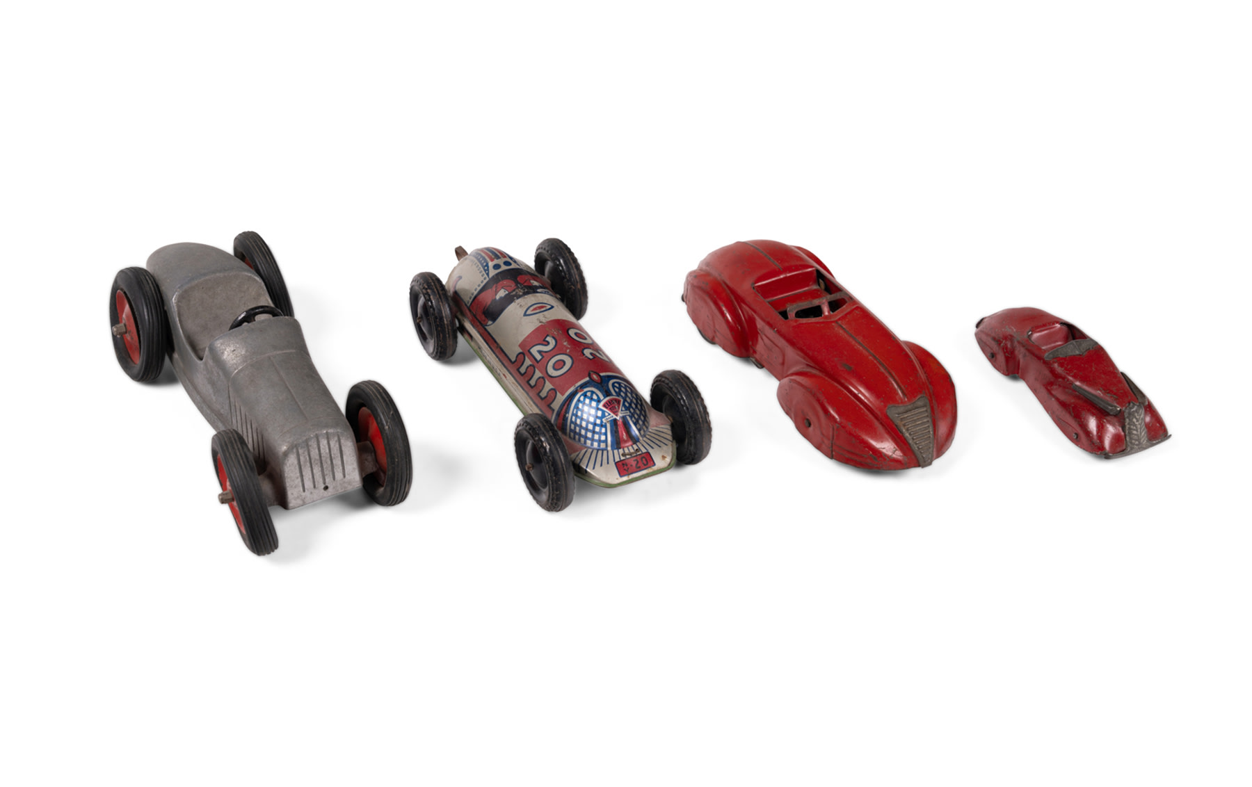 Four Metal Toy Cars