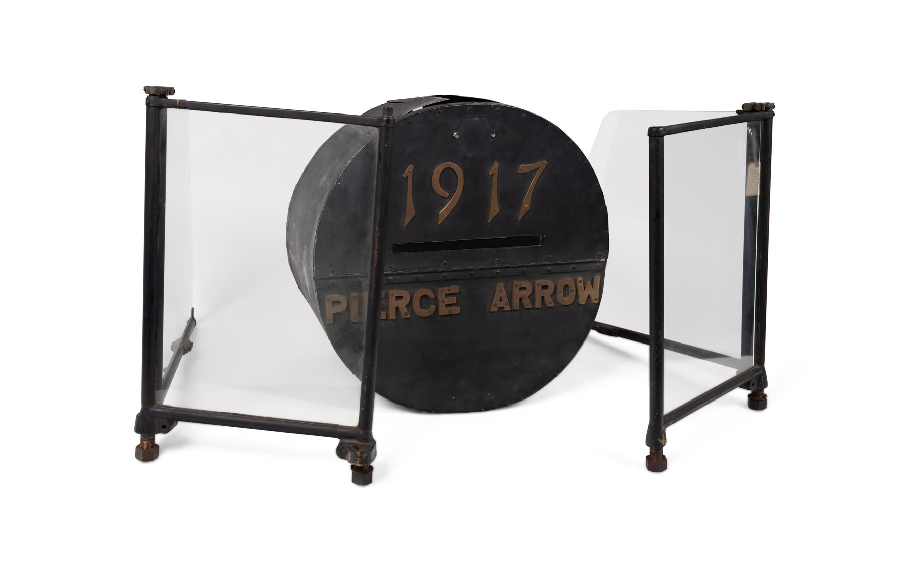 Windshield Components and Trunk from c. 1917 Pierce-Arrow