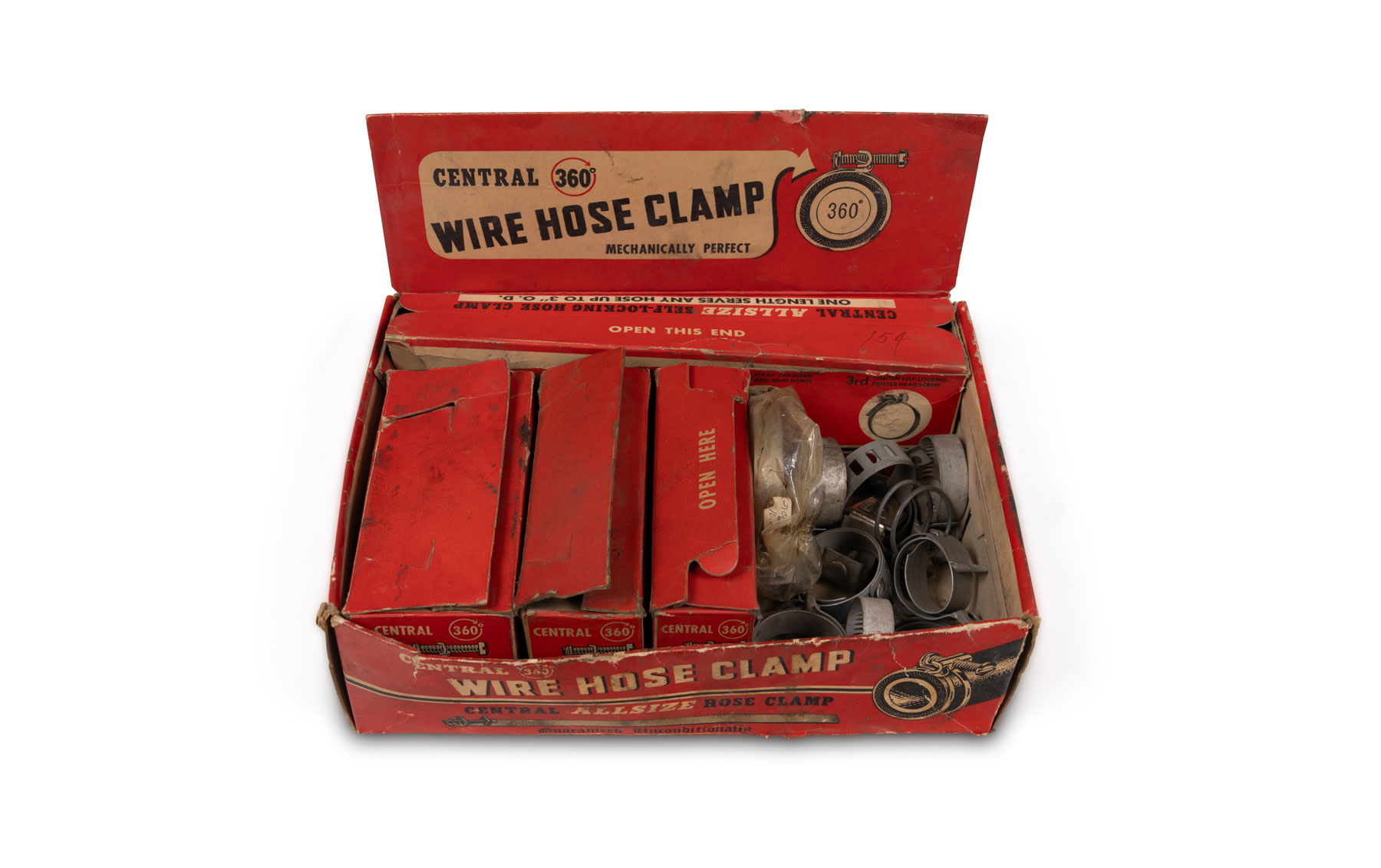Central 360 Wire Hose Clamp Sales Display