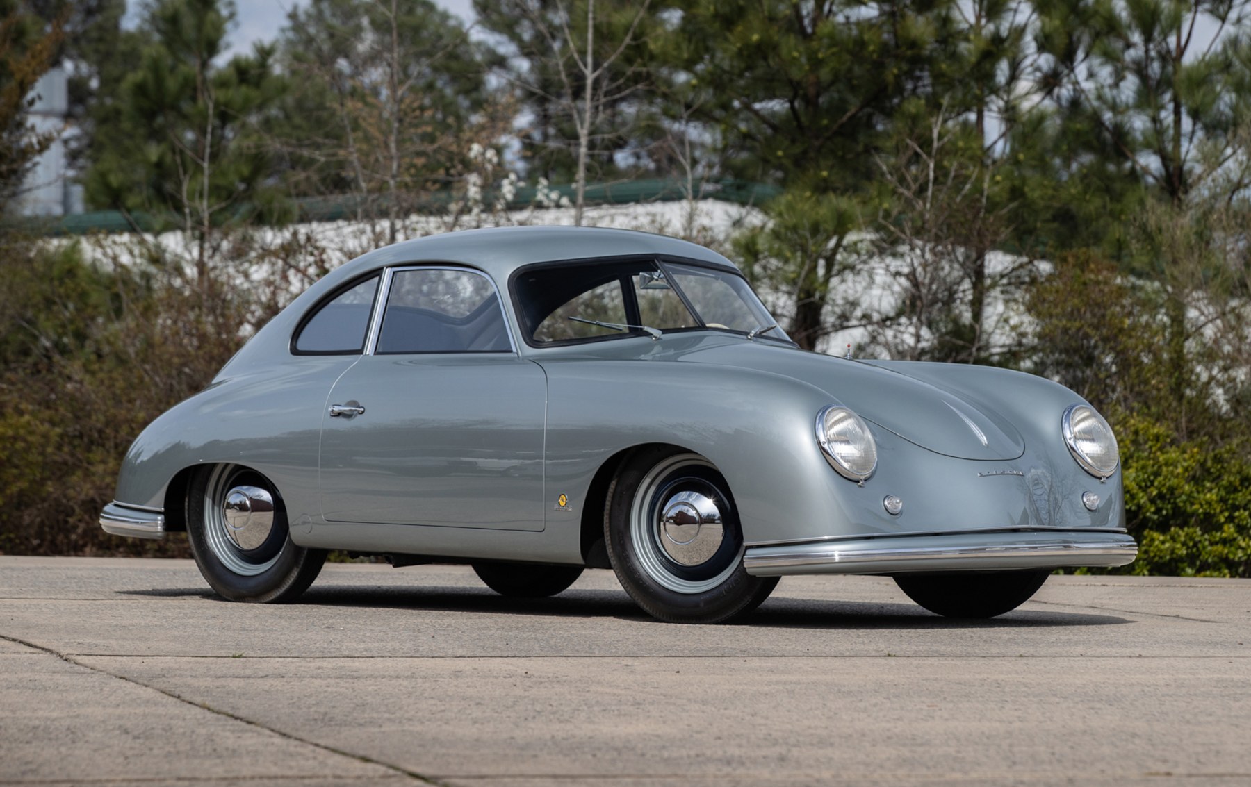 Exterior Front Three-Quarter, Right-Facing; 1951 Porsche 356 Coupe