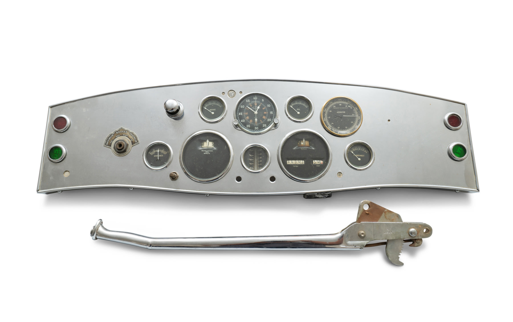 c. 1929 Duesenberg Model J Instrument Panel
