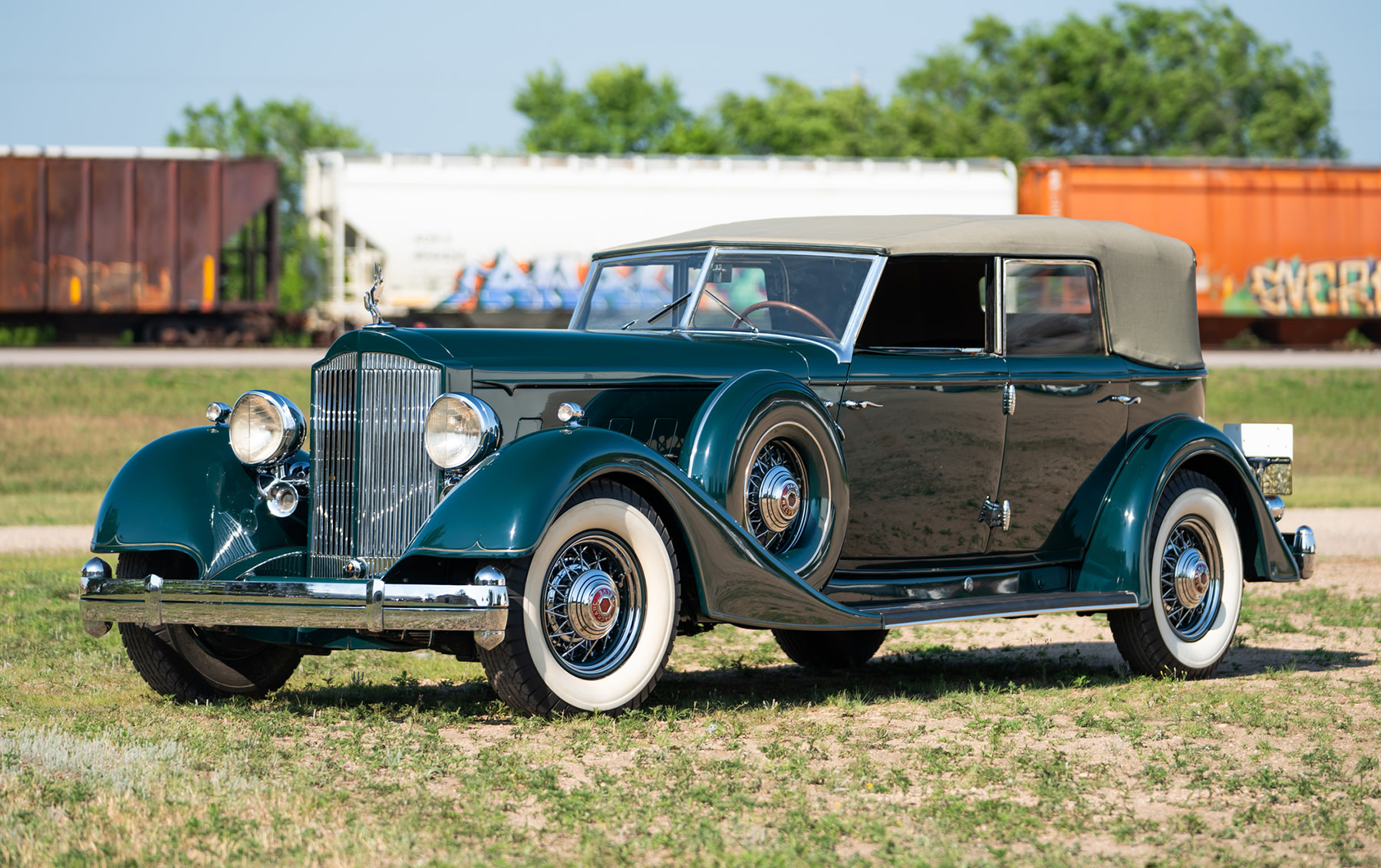 1934 Packard Twelve Model 1108 Individual Custom Convertible Sedan