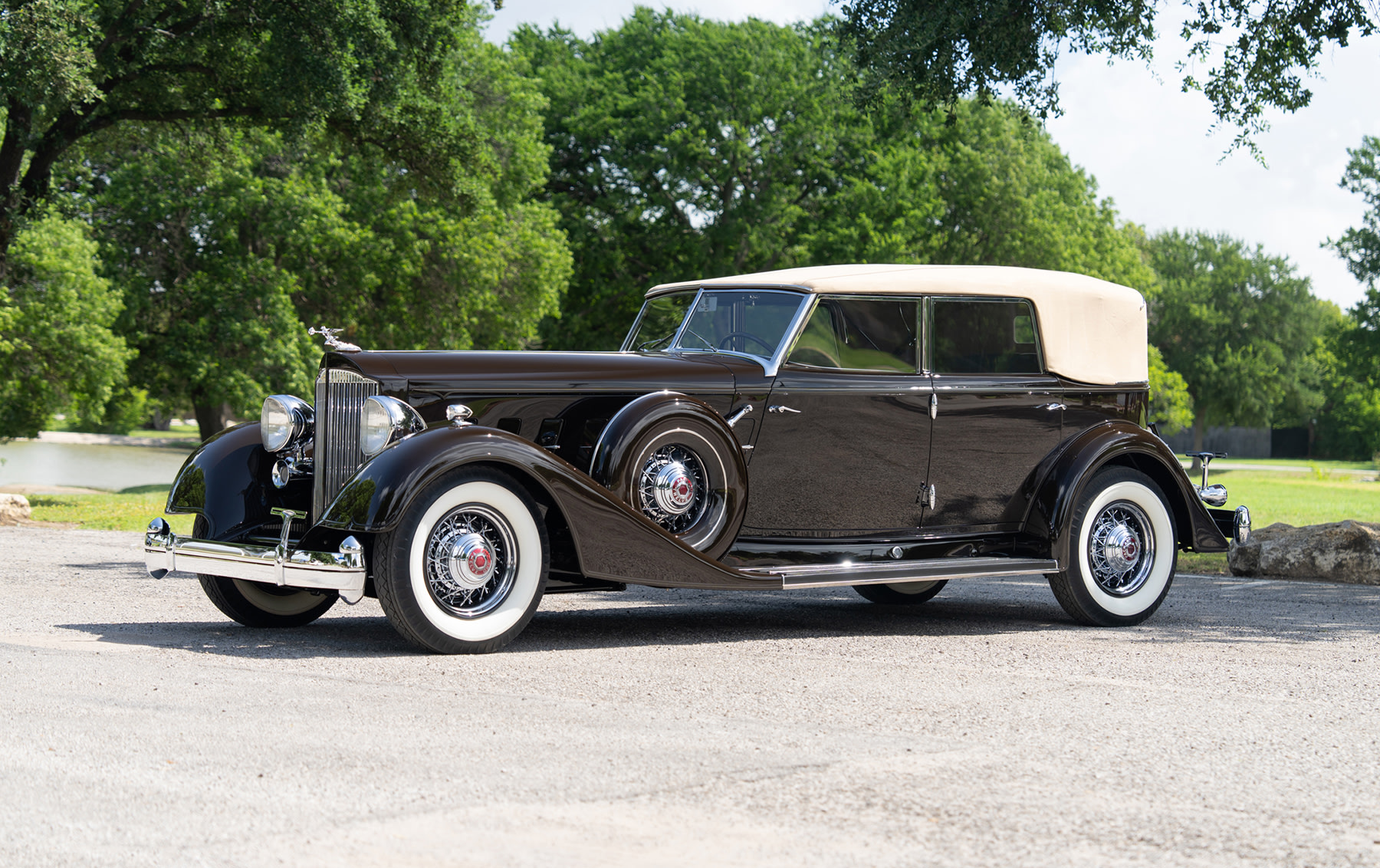 1934 Packard Twelve 1108 Individual Custom Convertible Sedan