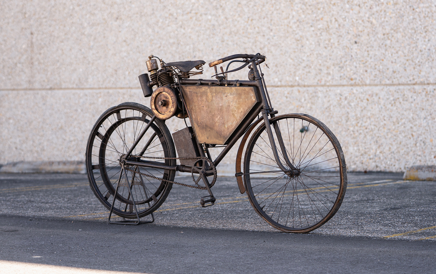 c. 1900 Ridel Motorized Bicycle