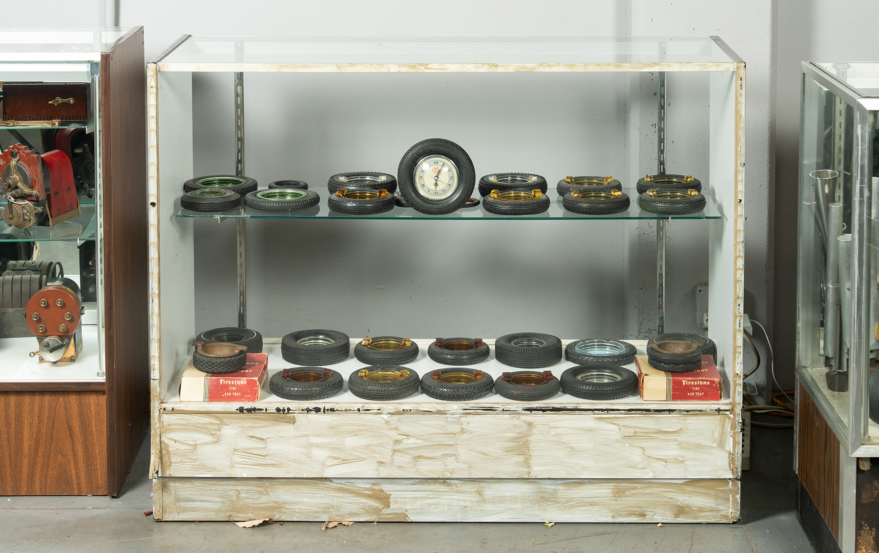 Assorted Rubber Tire Ashtrays