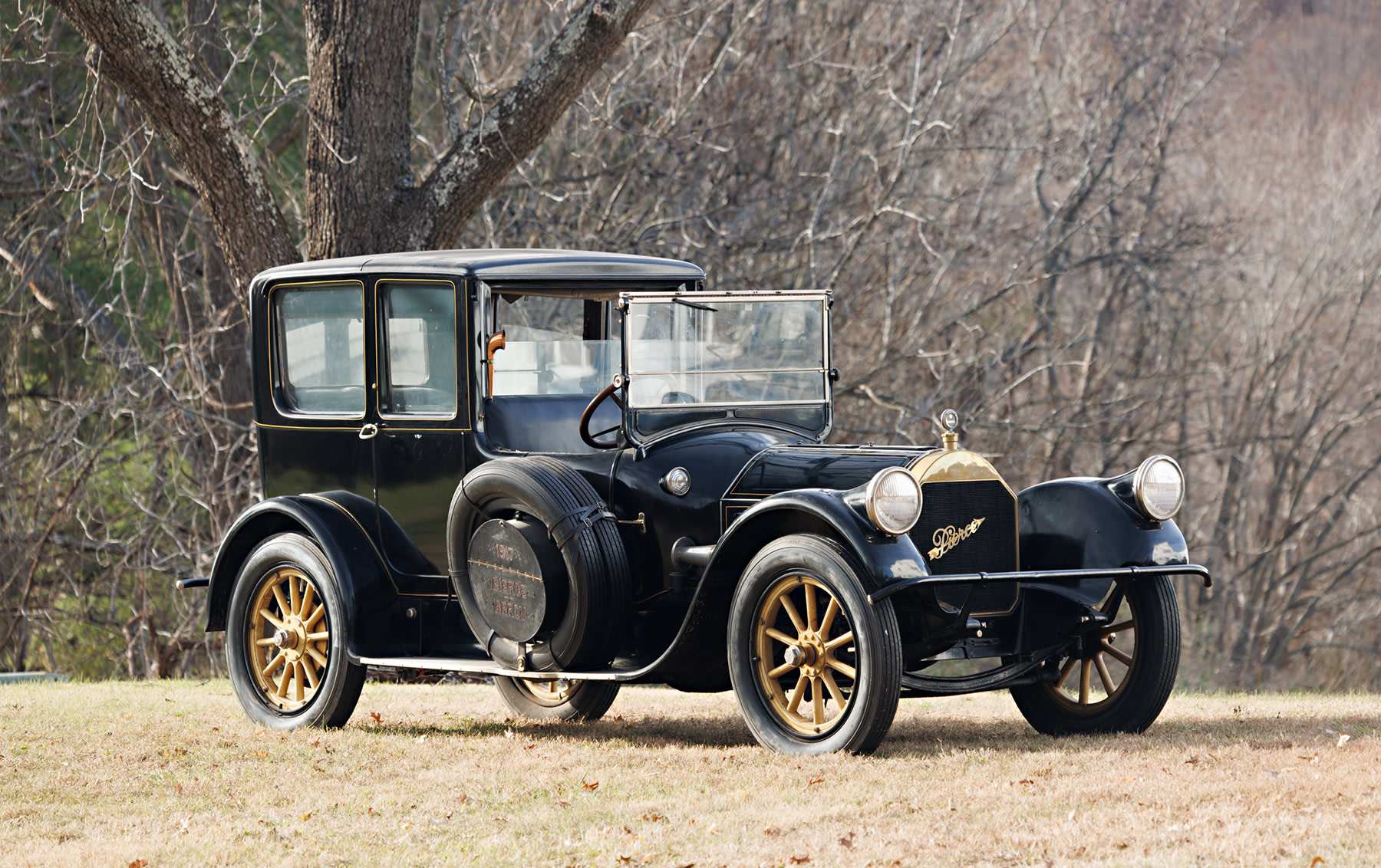 1917 Pierce-Arrow Model 38 C-4 Open-Front French Brougham (VA23)