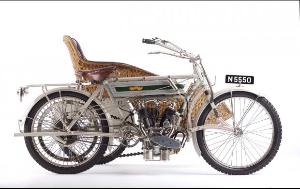 1909 Vindec Special Motorcycle With Sidecar