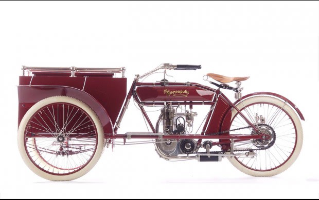 1911 Minneapolis Model N Tricar Package Delivery