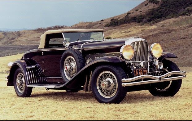 1935 Duesenberg SJ Disappearing-Top Convertible Coupe