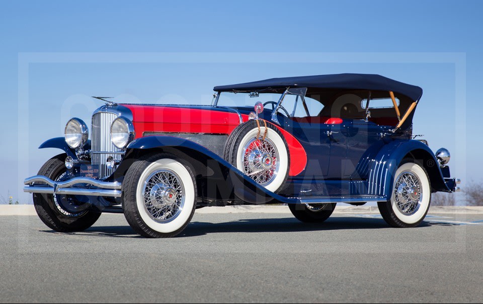 1929 Duesenberg Model J Dual Cowl Phaeton-3