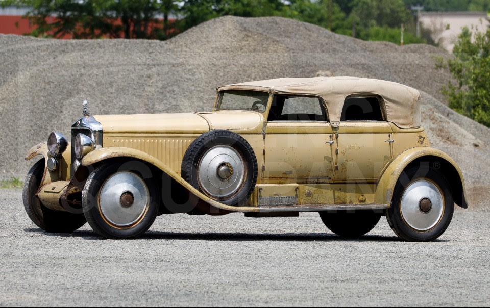 1930 Minerva AM Dual-Windshield Convertible Sedan