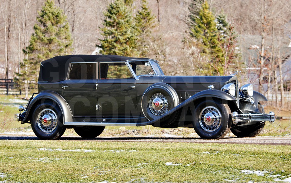 1932 Packard Twin Six 906 Individual Custom Convertible Sedan