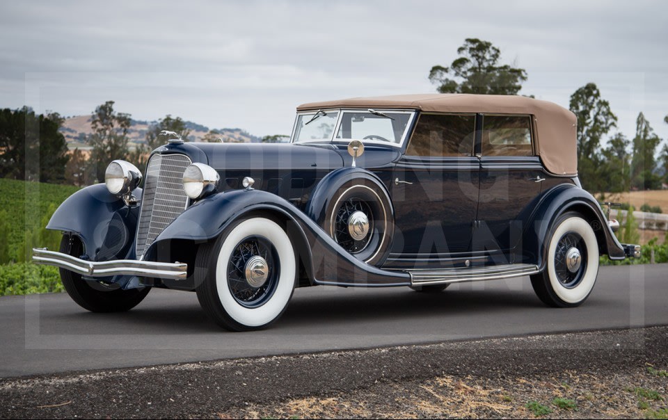 1934 Lincoln KB Convertible Sedan-2