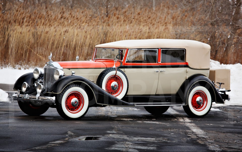 1934 Packard Eight 1101 Convertible Sedan (1)