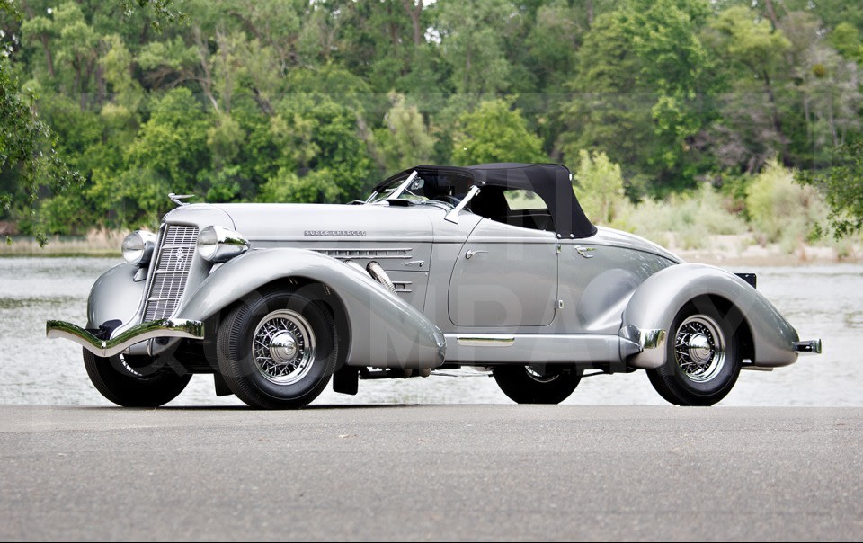 1935 Auburn 851 SC Boattail Speedster-1