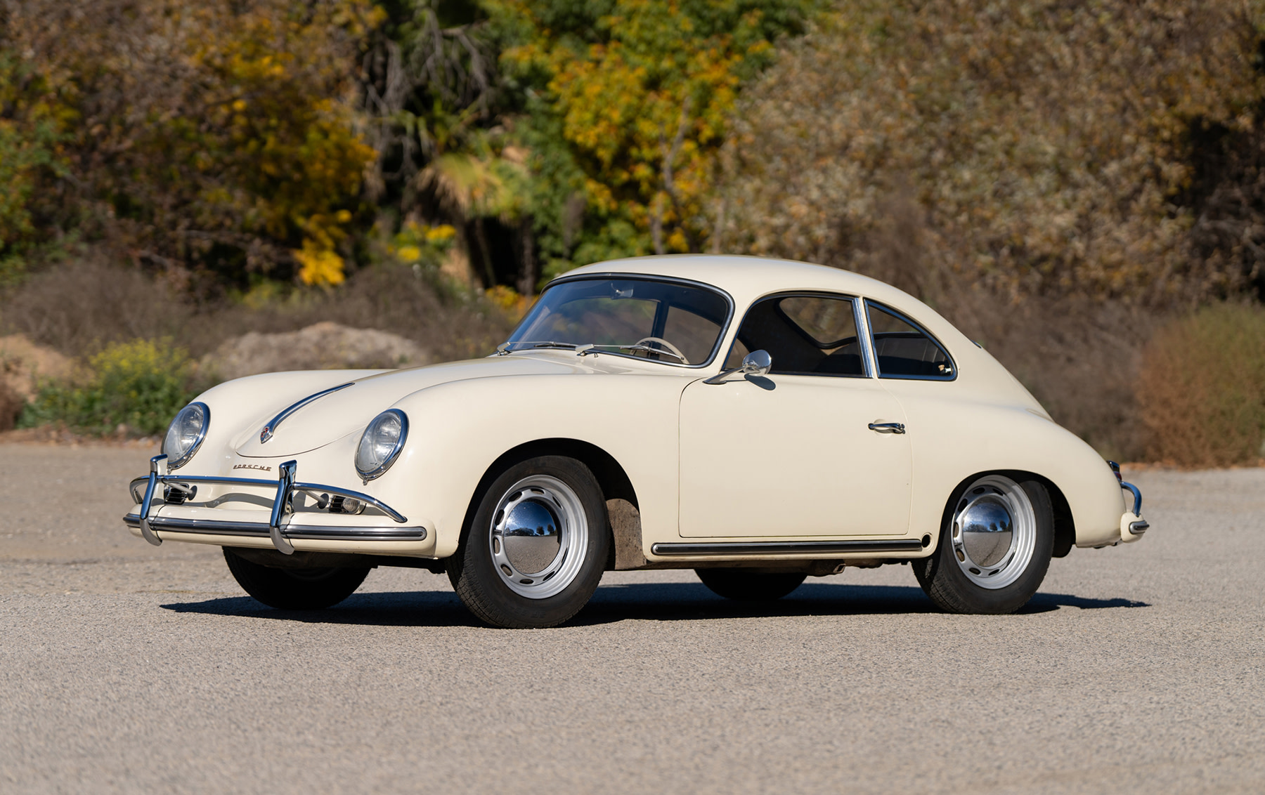 Miniature Porsche 356 A Coupé 1:87 AUTOSCULPT - Étain - Gris - Occasion - Boîte Fermée