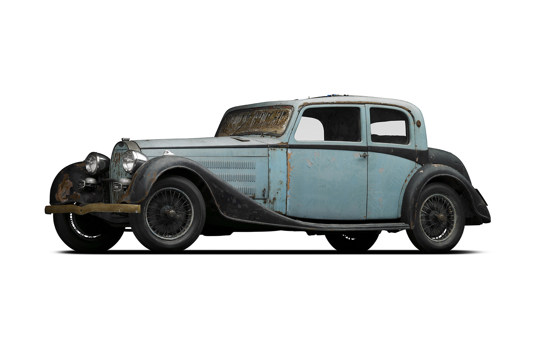 Miniature Dubray Bugatti 57 Type 51 Bleu 1935 – 1/43 Résine Monté