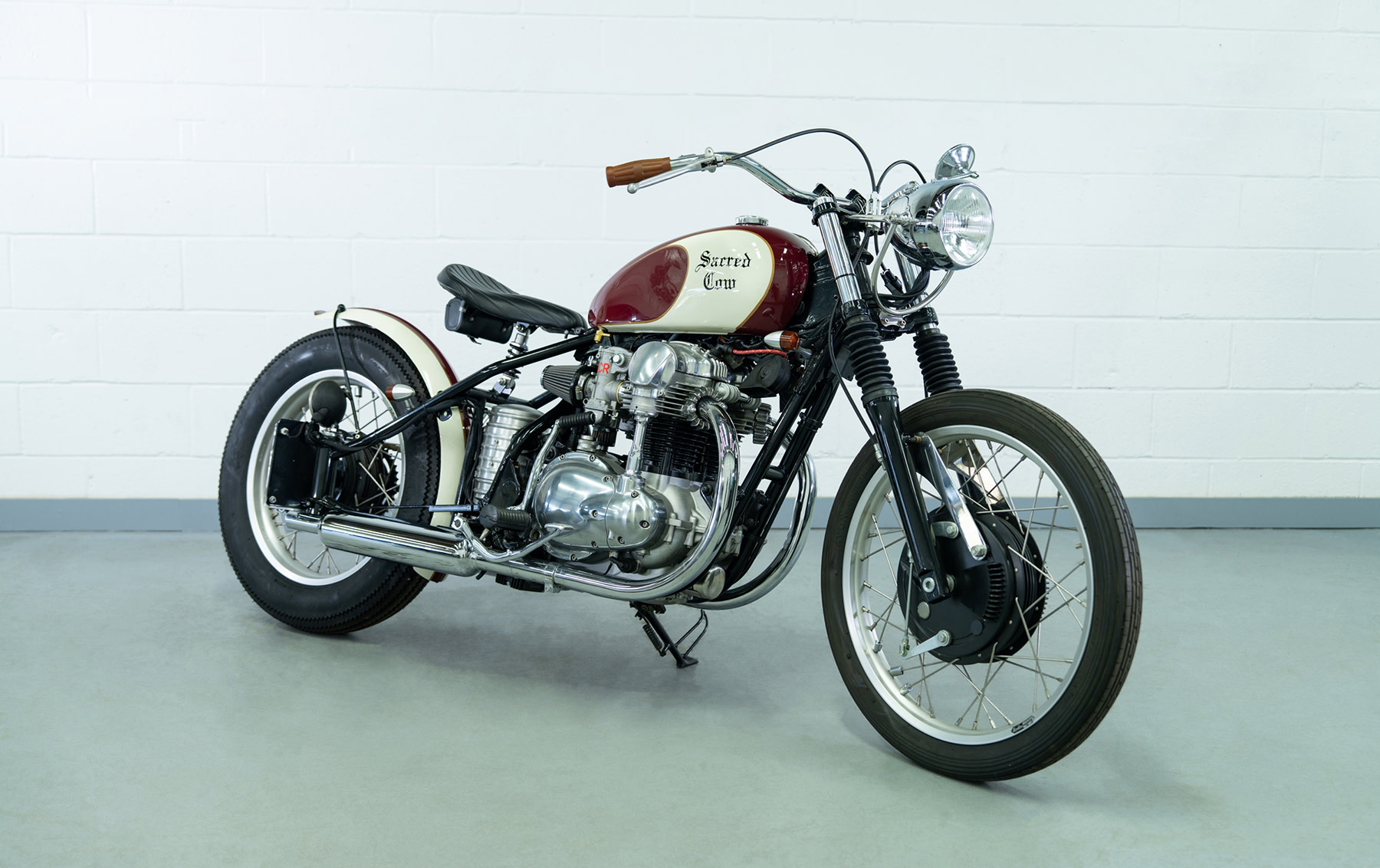 2009 Kawasaki W650 Bobber Custom by Mike Woolaway — photo 1 of 1