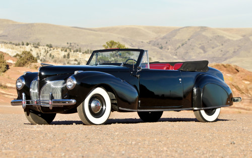 Miniature Provence Moulage – Lincoln Continental Cabriolet 1946, échelle 1:43, Résine, Occasion