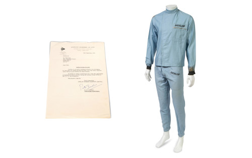 Two-Piece Dunlop Driving Suit Worn by Phil Hill During his Racing Career