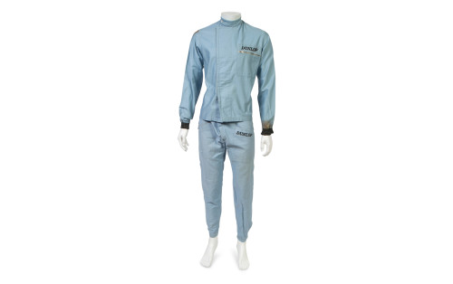 Two-Piece Dunlop Driving Suit Worn by Phil Hill During his Racing Career