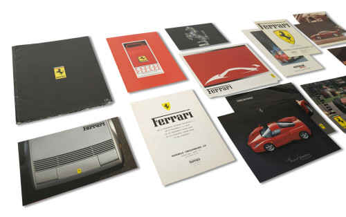 Ferrari Franchise and Independent Dealer Brochures, Including 288 GTO Press Color Photographs