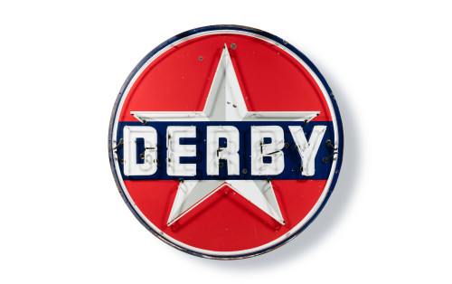 Derby Oil Company Illuminated Sign